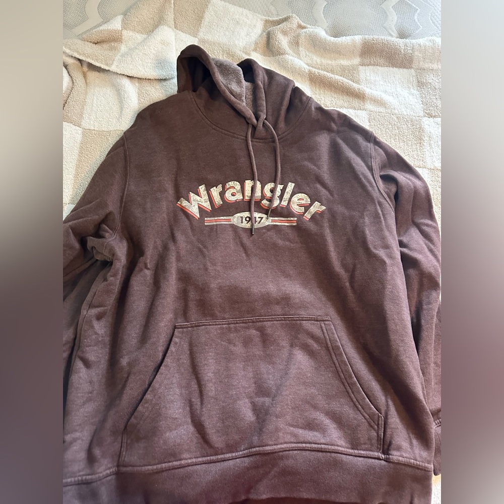 Wrangler Men's Brown Hoodie